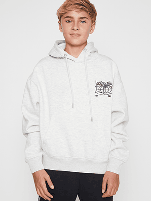 Polerón Bordado Lolo Gris Familyshop