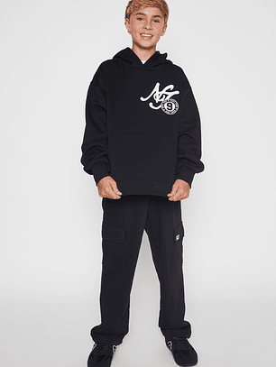 Polerón Parche Lolo Negro Familyshop