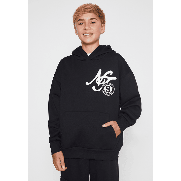 Polerón Parche Lolo Negro Familyshop 1