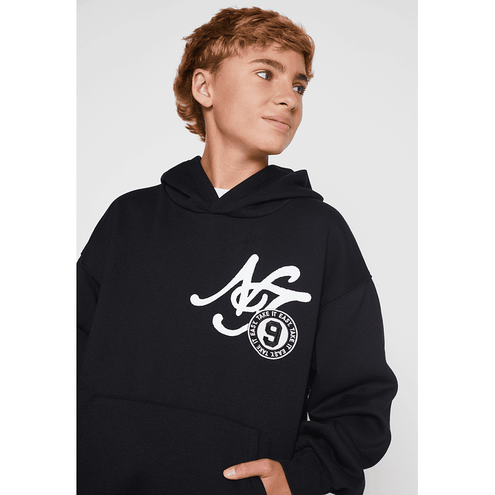 Polerón Parche Lolo Negro Familyshop 4