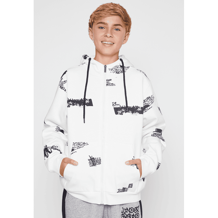 Polerón Texto Lolo Blanco Familyshop 1