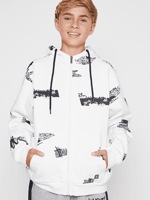 Polerón Texto Lolo Blanco Familyshop