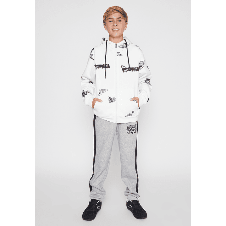 Polerón Texto Lolo Blanco Familyshop 2