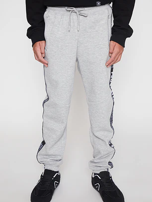 Pantalón Buzo Banda Lateral Lolo Gris Familyshop