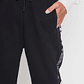 Pantalón Buzo Banda Lateral Lolo Negro Familyshop - Miniatura 3