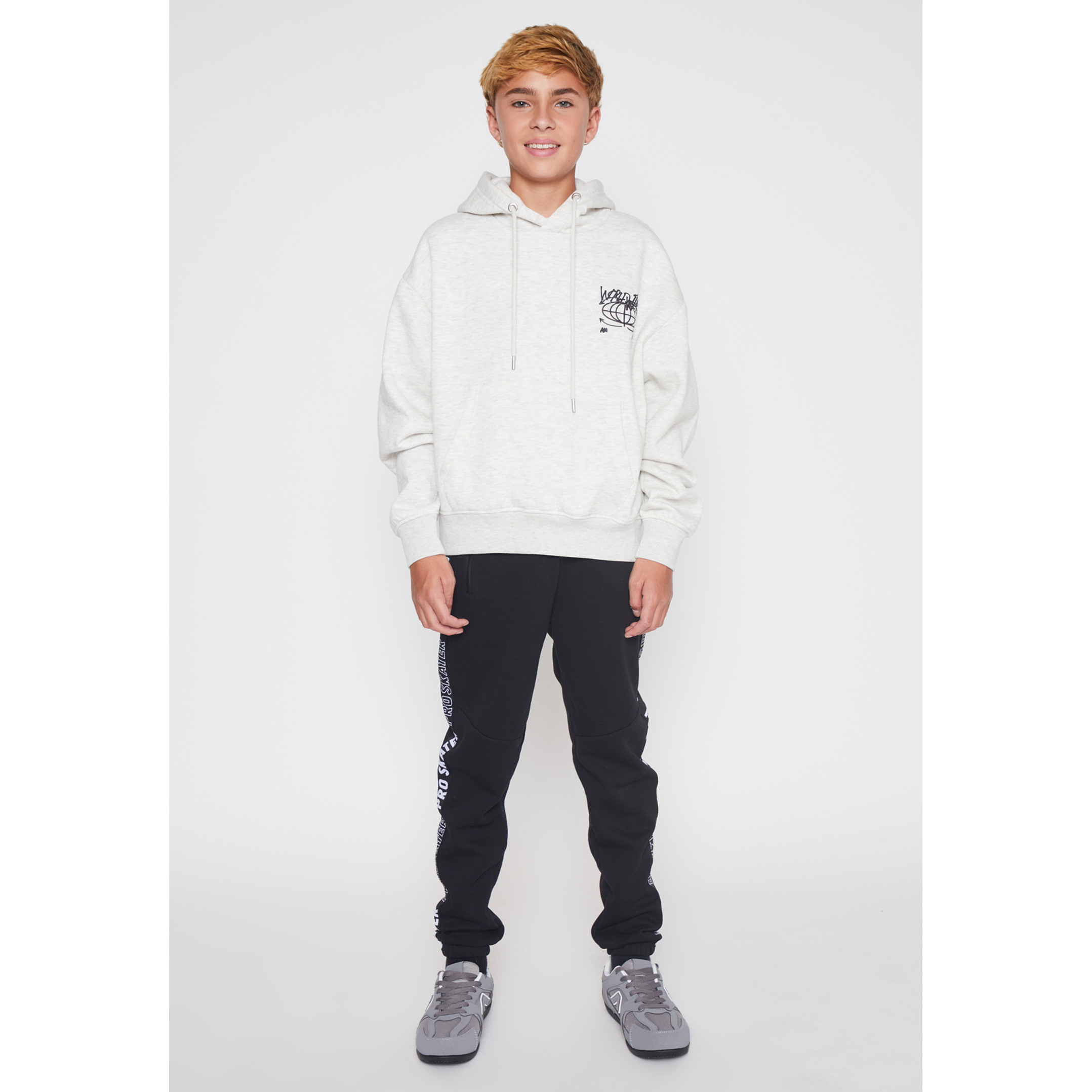 Pantalón Buzo Banda Lateral Lolo Negro Familyshop 2