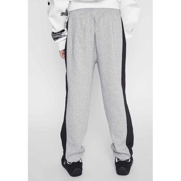 Pantalón Buzo Banda Lateral Color Lolo Gris Familyshop 4