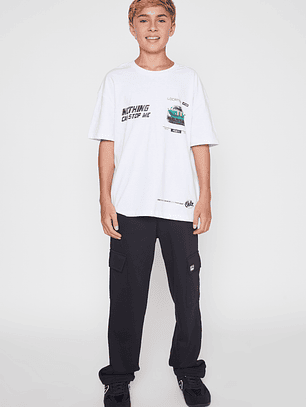 Pantalón Buzo Cargo Lolo Negro Familyshop