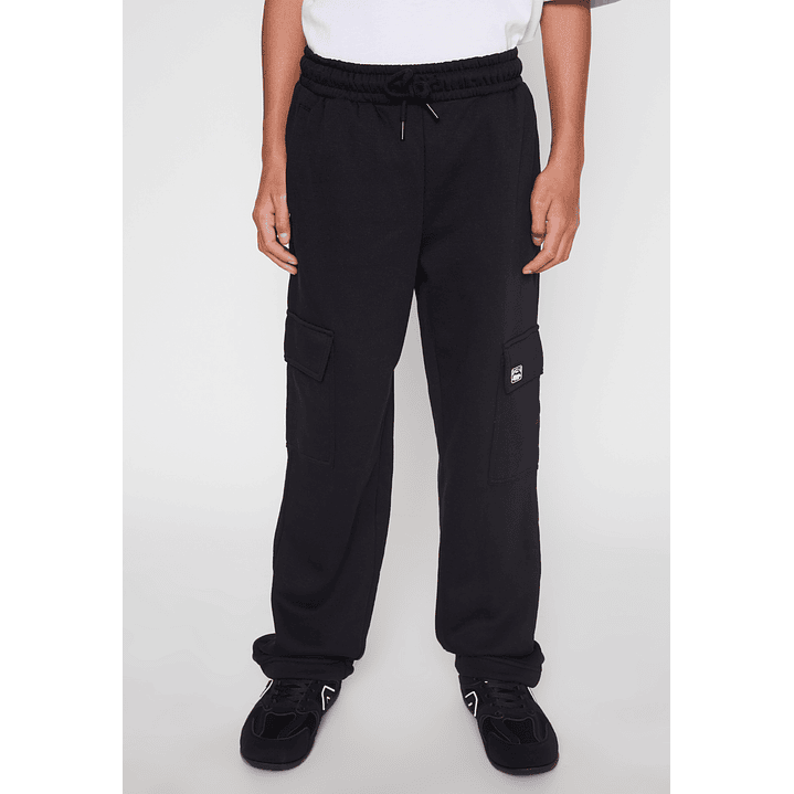 Pantalón Buzo Cargo Lolo Negro Familyshop 1