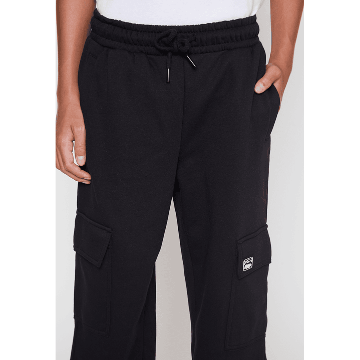 Pantalón Buzo Cargo Lolo Negro Familyshop 4