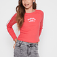 Polera Varsity Bordado Lola Rojo Familyshop - Miniatura 1