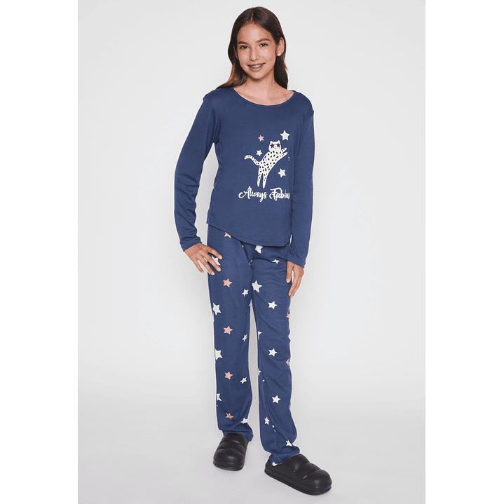 Pijama Jersey Lola Azul Familyshop 1