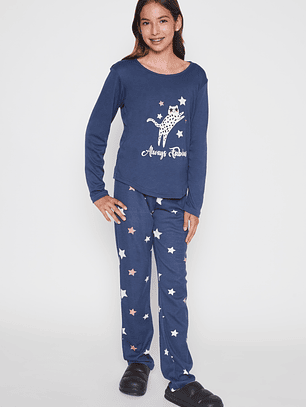 Pijama Jersey Lola Azul Familyshop