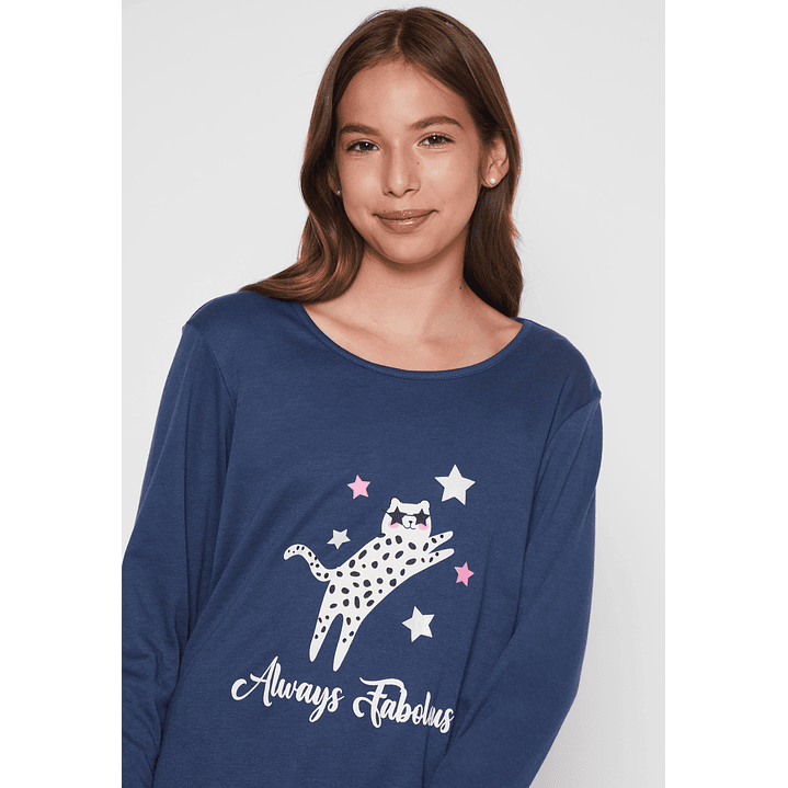 Pijama Jersey Lola Azul Familyshop 3