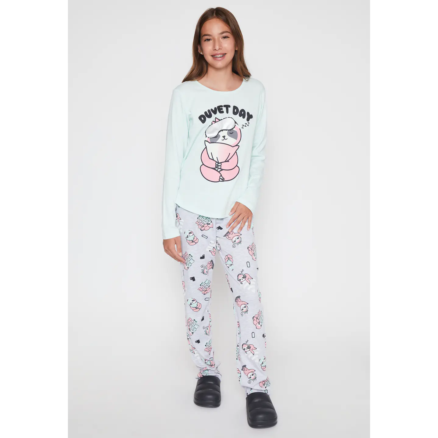 Pijama Jersey Lola Gris Familyshop 1