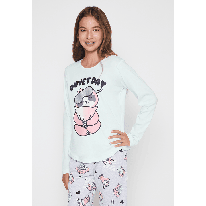 Pijama Jersey Lola Gris Familyshop 3