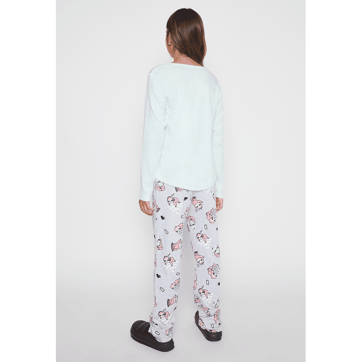 Pijama Jersey Lola Gris Familyshop 4