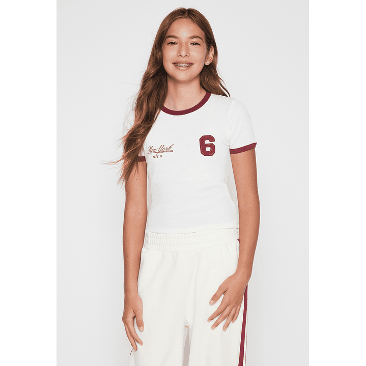 Polera Number Lola Crudo Familyshop 1