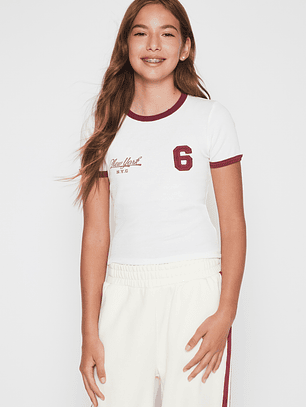 Polera Number Lola Crudo Familyshop