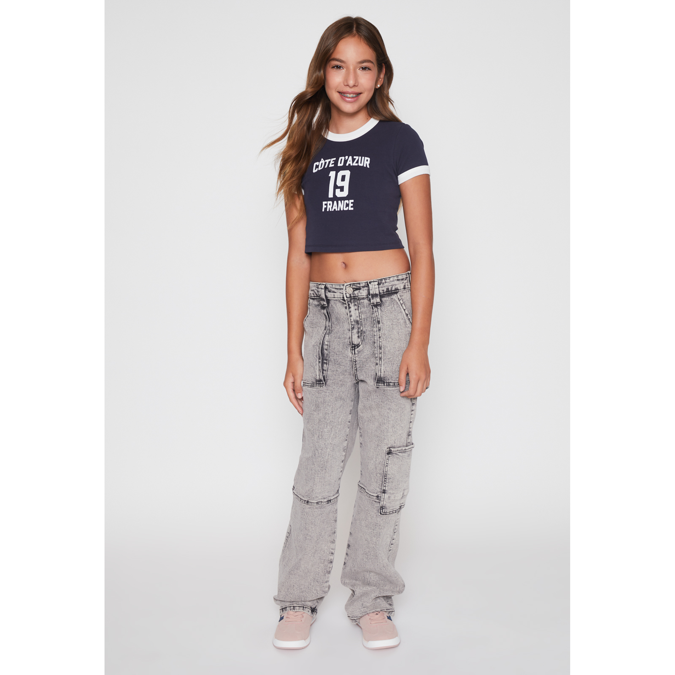 Polera College Lola Azul Familyshop 2