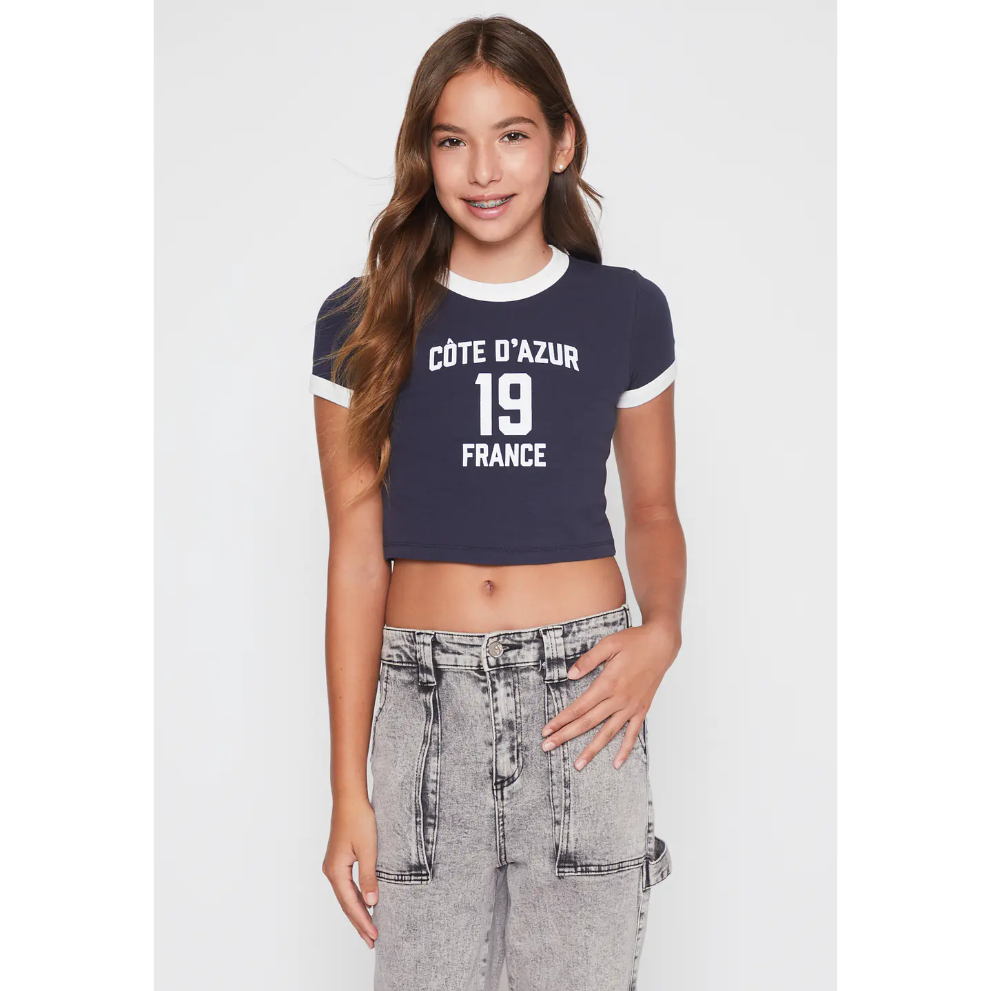 Polera College Lola Azul Familyshop 1