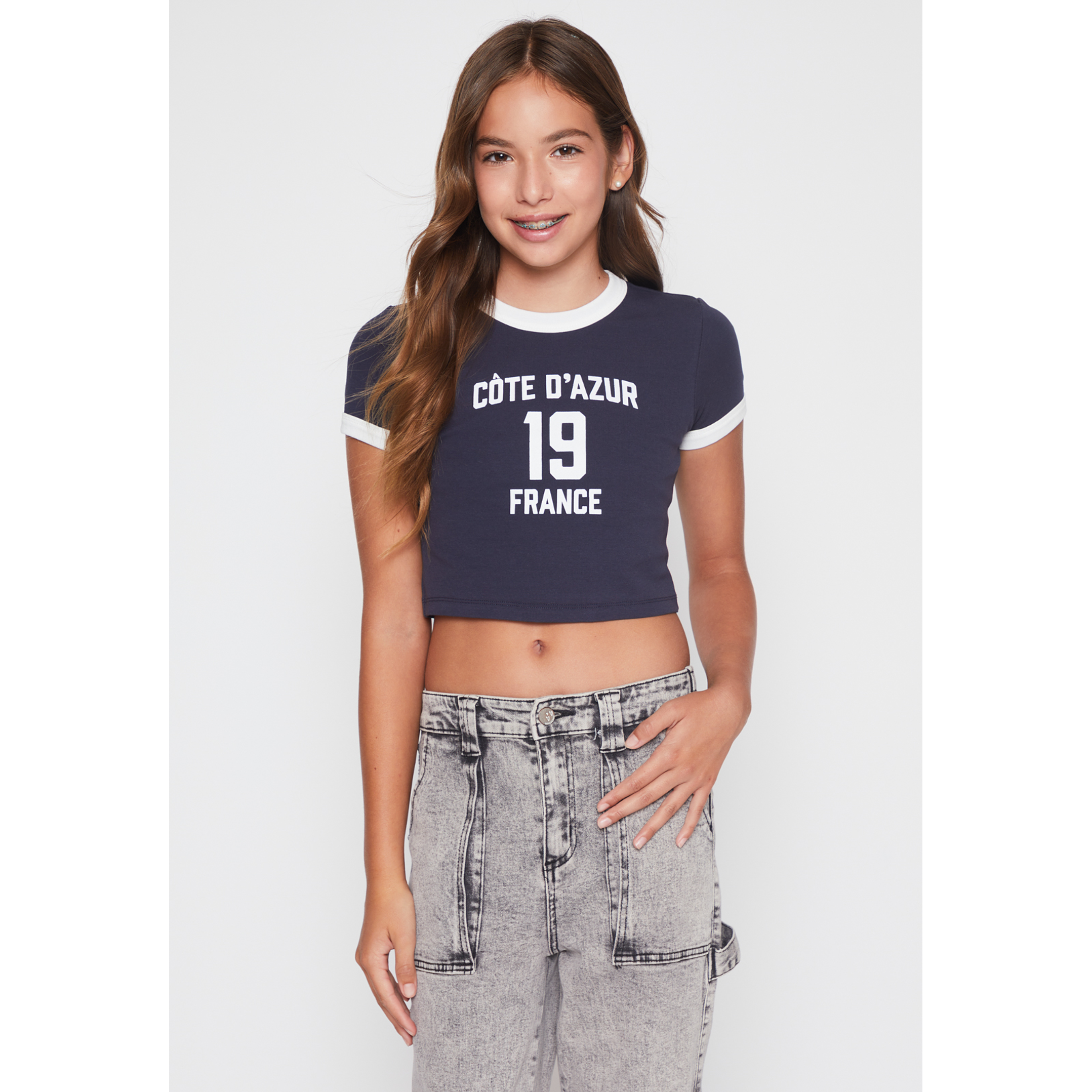 Polera College Lola Azul Familyshop 1