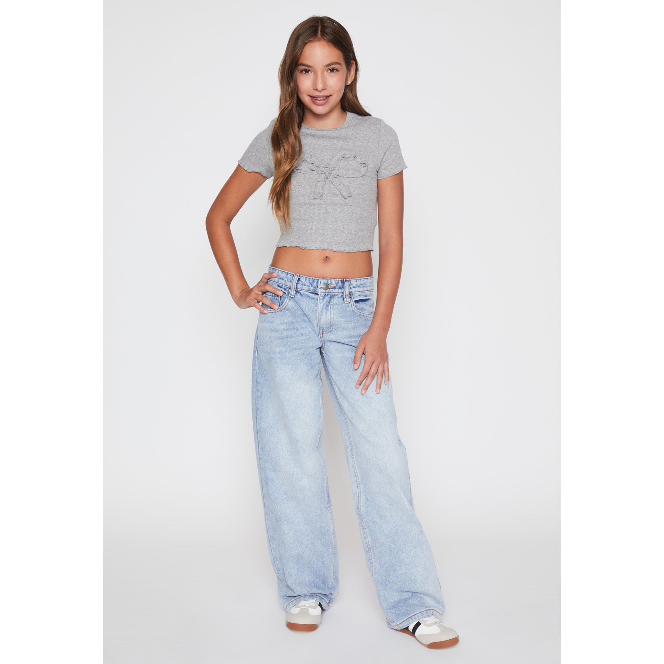 Polera Lazo Lola Gris Familyshop 2