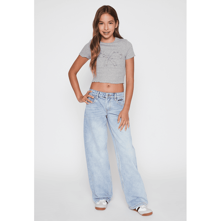 Polera Lazo Lola Gris Familyshop 2