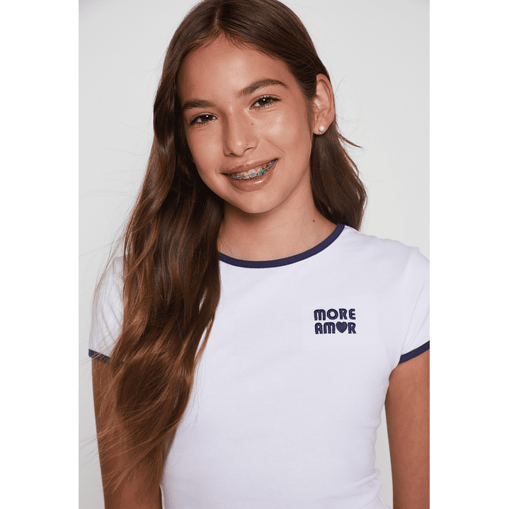 Polera Bordado Lola Blanco Familyshop 4