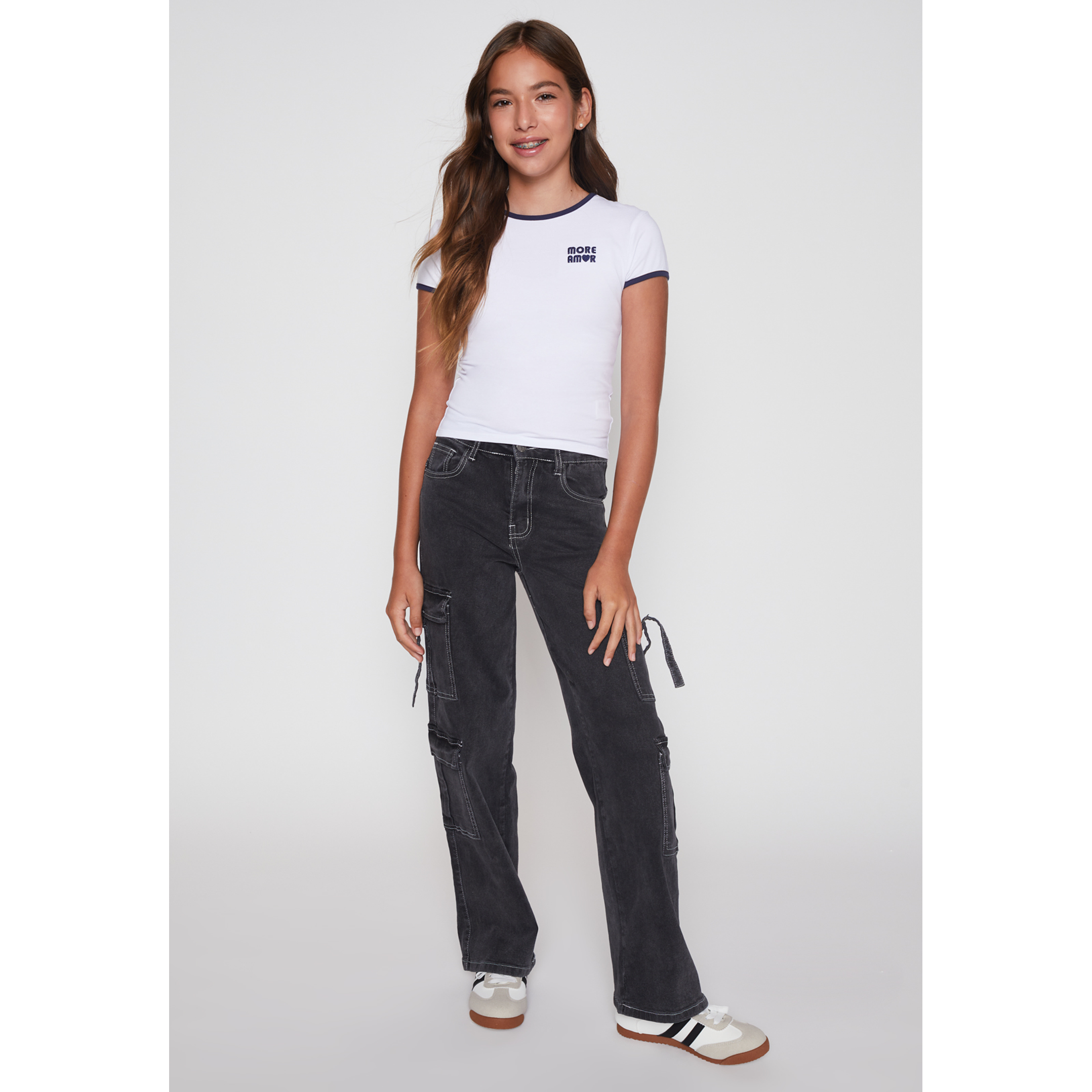 Polera Bordado Lola Blanco Familyshop 2