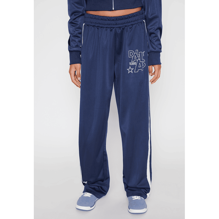 Pantalón Buzo Banda Lateral Lola Azul Familyshop 1