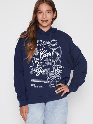 Polerón Coquette Lola Azul Familyshop