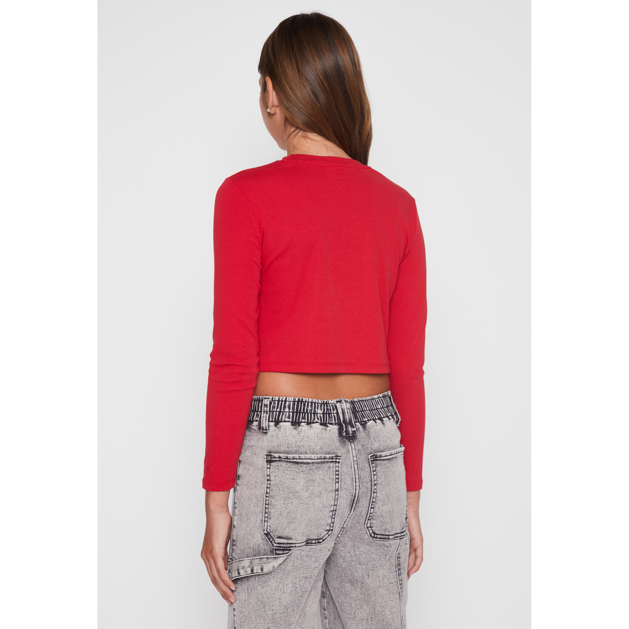 Polera Varsity Lola Rojo Familyshop 3