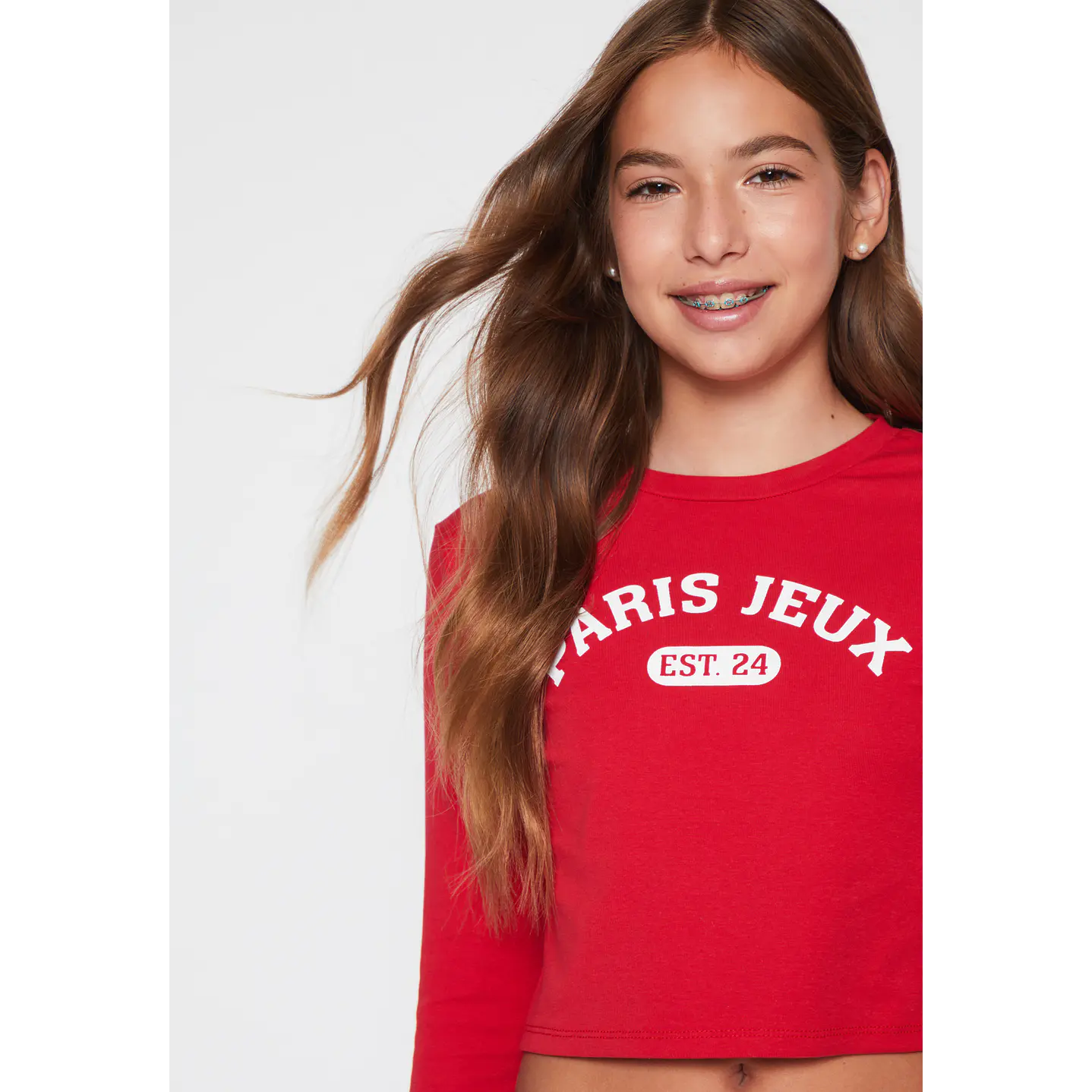 Polera Varsity Lola Rojo Familyshop 4