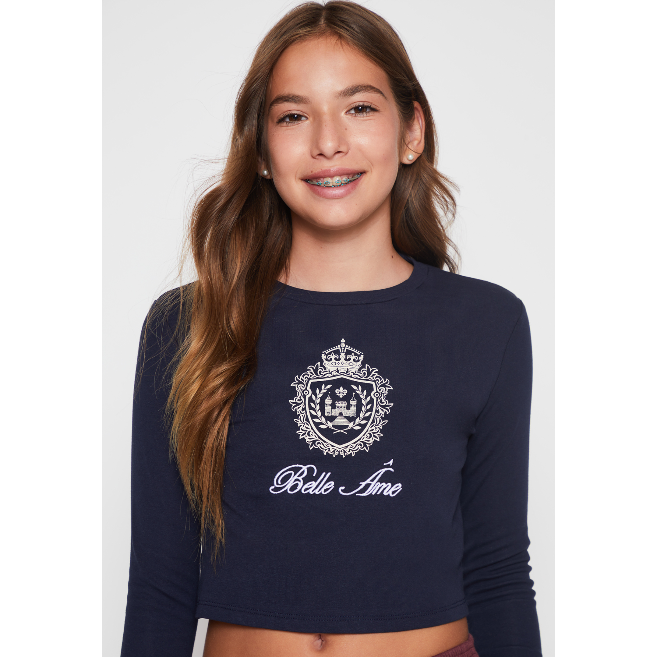 Polera Varsity Lola Azul Familyshop 4