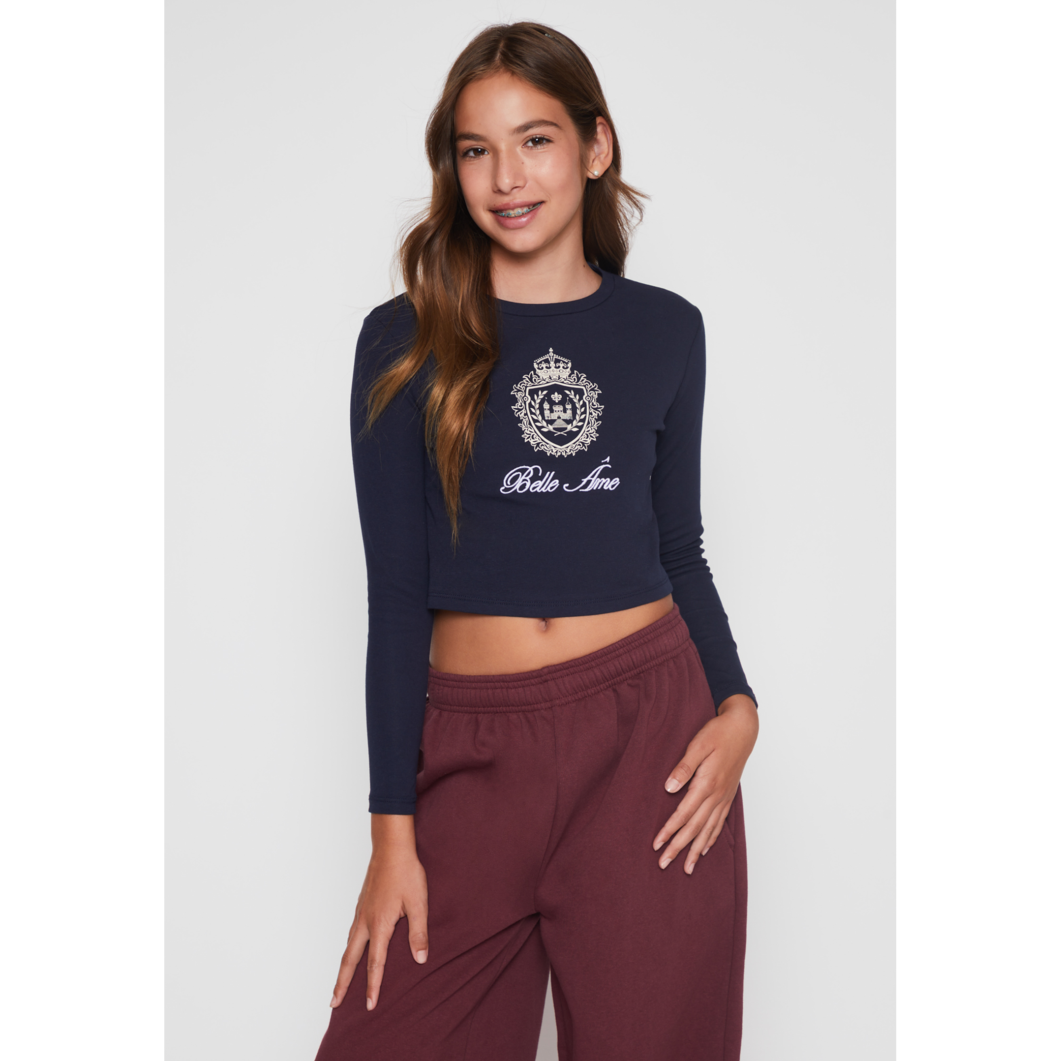 Polera Varsity Lola Azul Familyshop 1