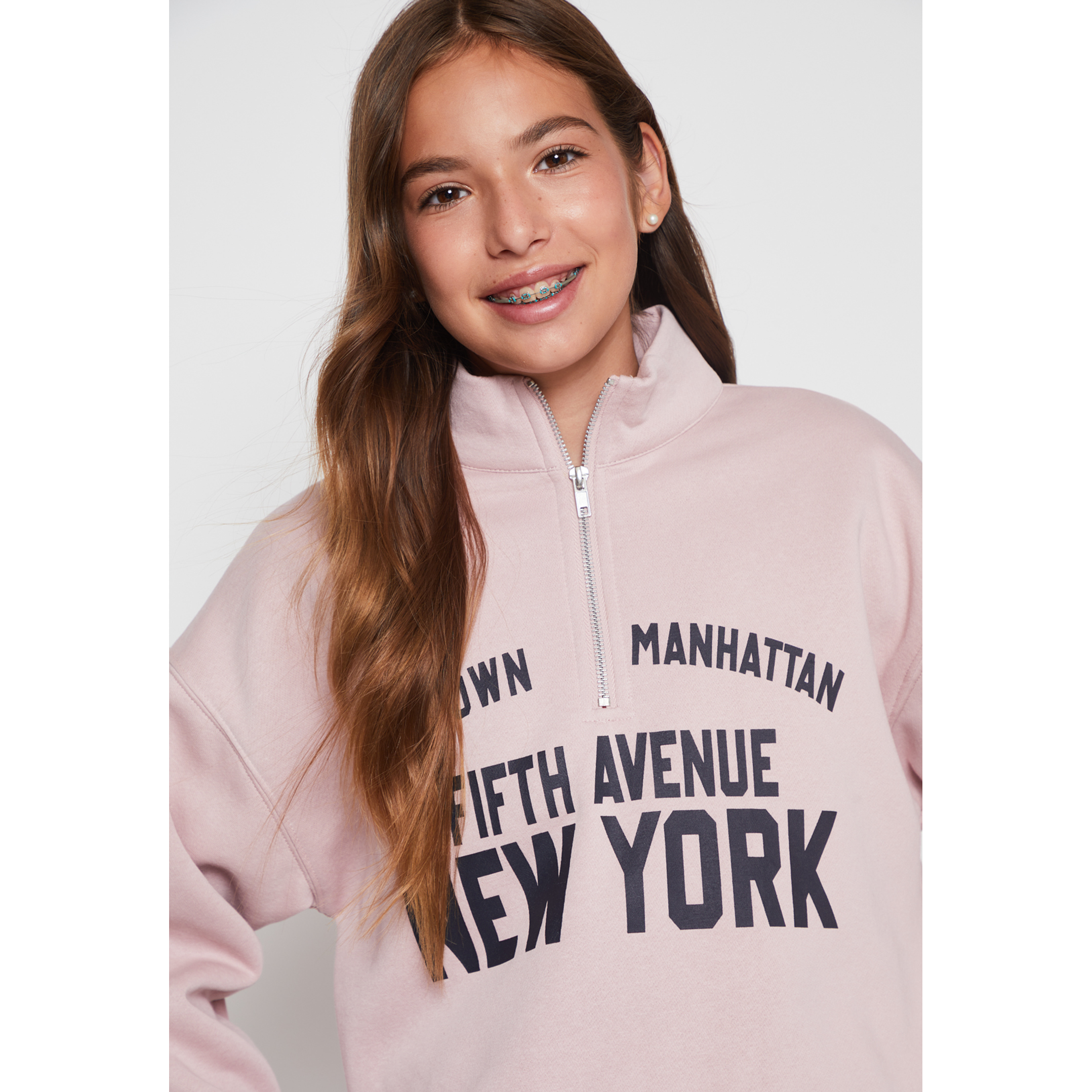 Polerón New York Lola Rosado Familyshop 4