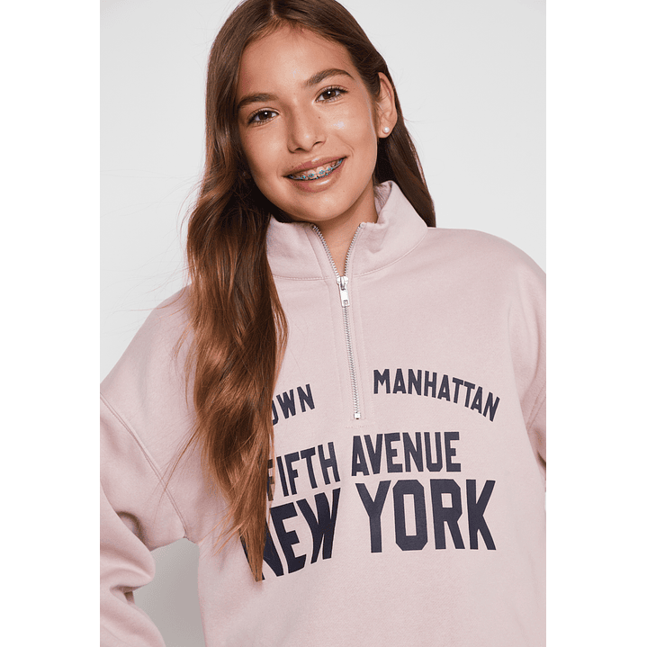 Polerón New York Lola Rosado Familyshop 4