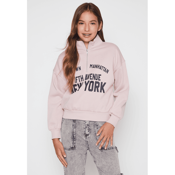 Polerón New York Lola Rosado Familyshop 1