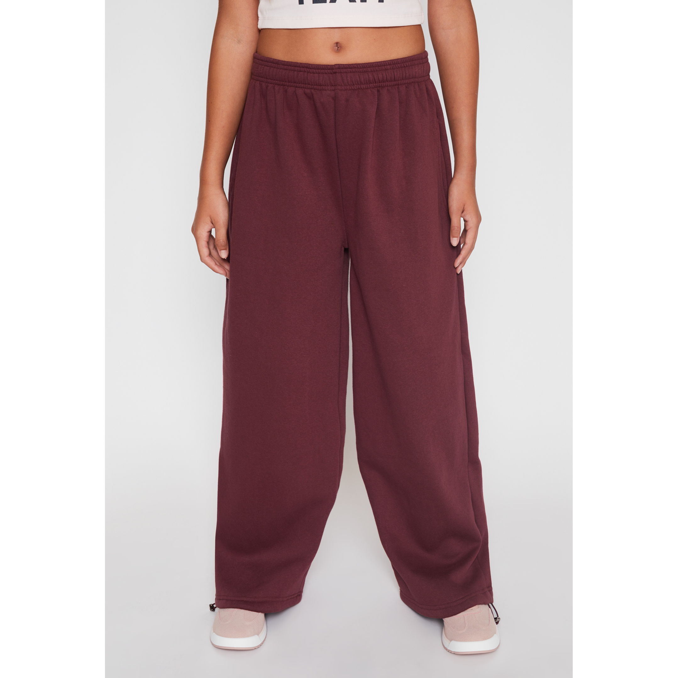 Pantalón Buzo Baggy Lola Burdeo Familyshop 1