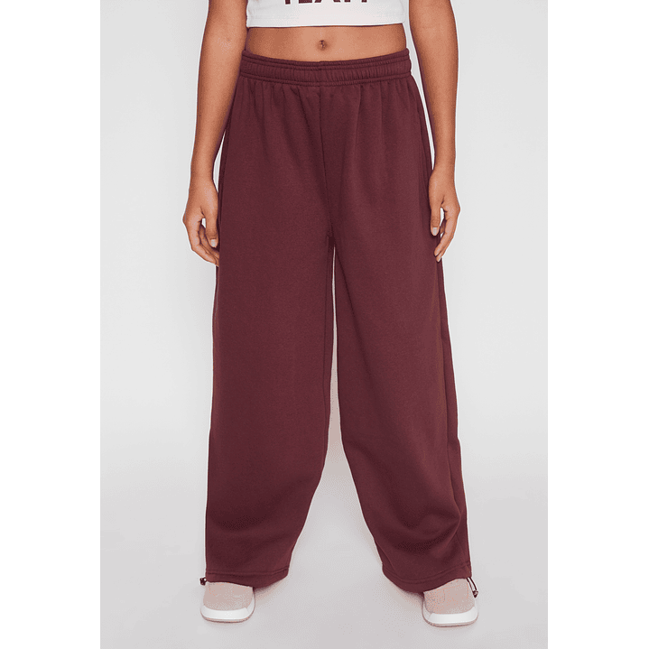 Pantalón Buzo Baggy Lola Burdeo Familyshop 1