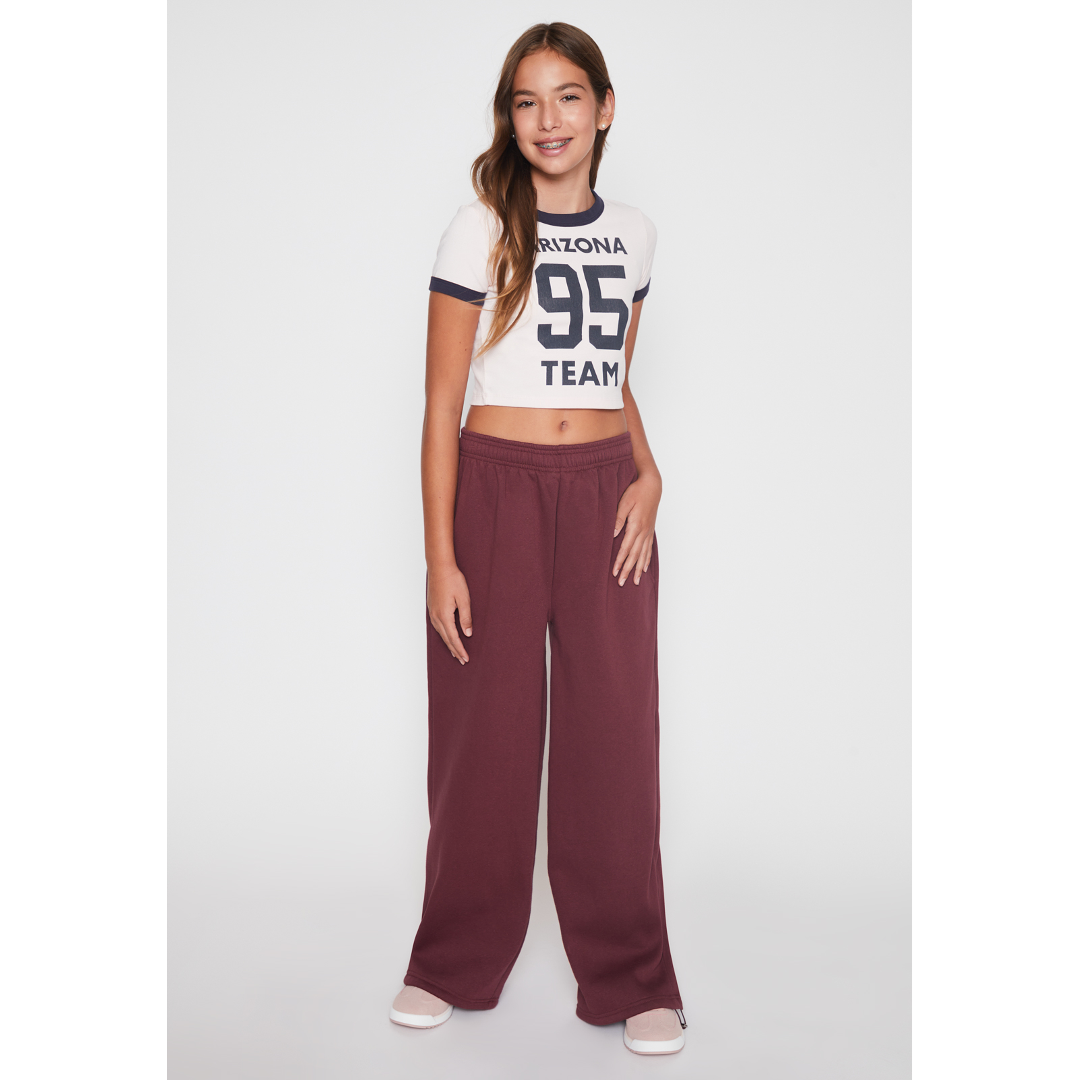 Pantalón Buzo Baggy Lola Burdeo Familyshop 2