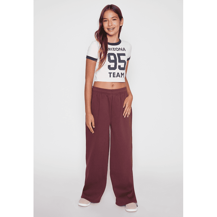 Pantalón Buzo Baggy Lola Burdeo Familyshop 2