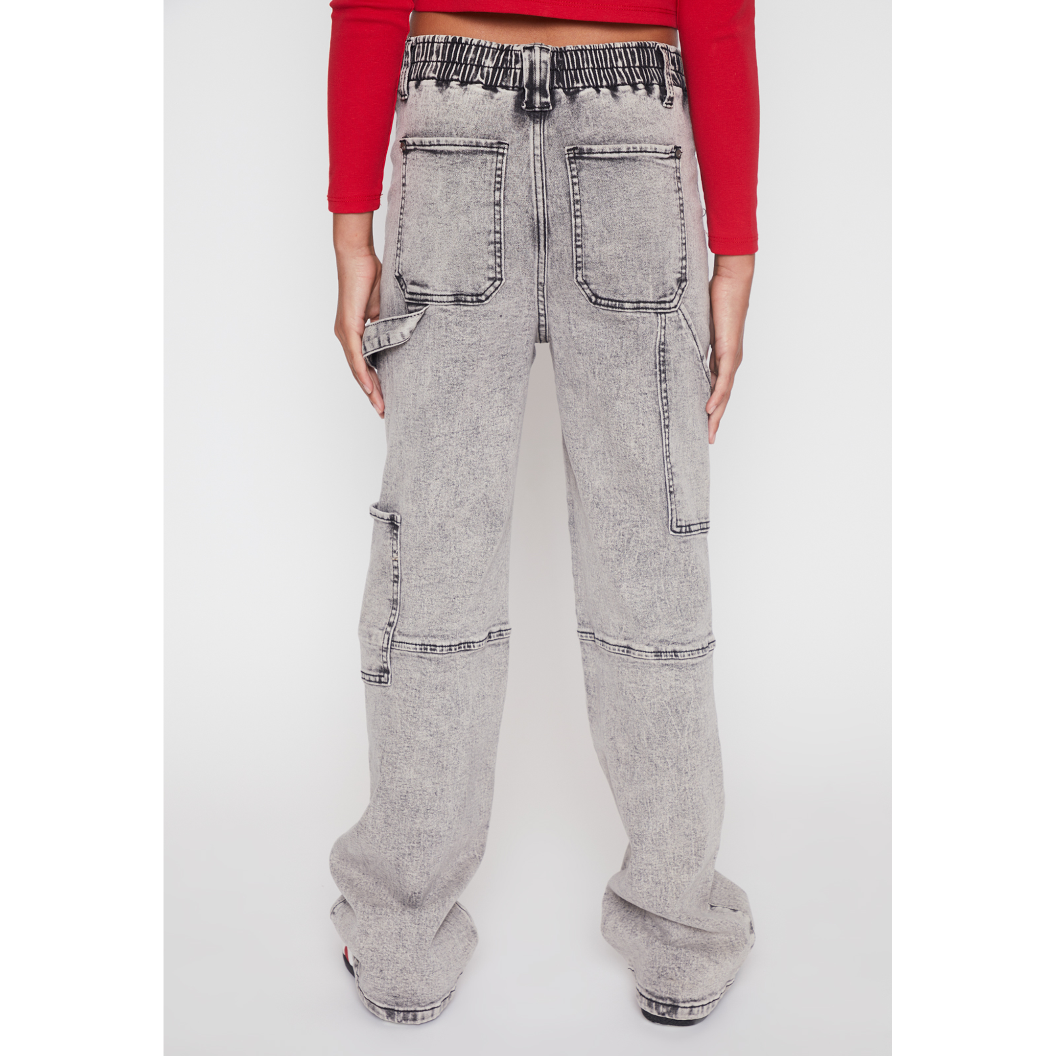 Jeans Wide Leg Lola Gris Familyshop 3