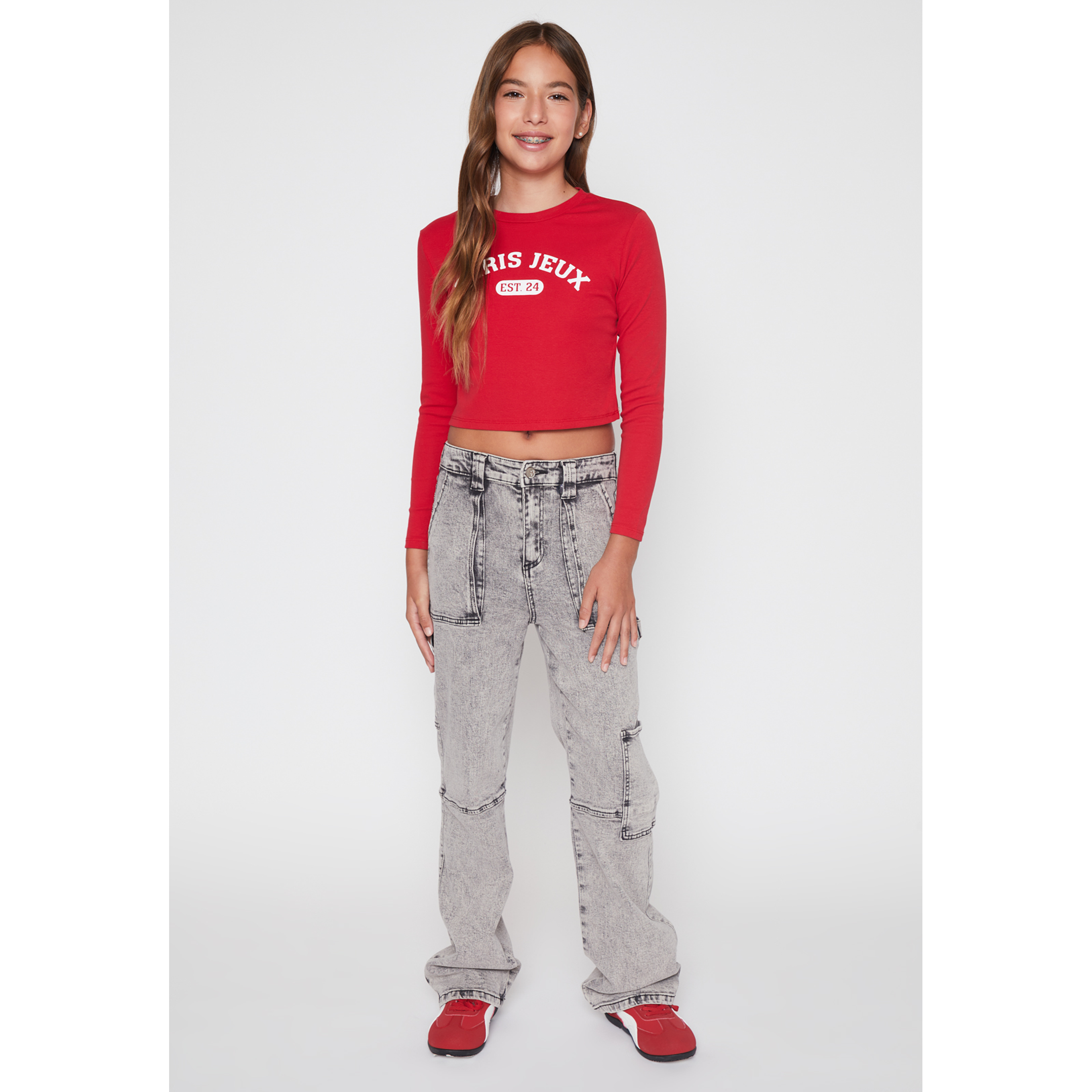 Jeans Wide Leg Lola Gris Familyshop 2