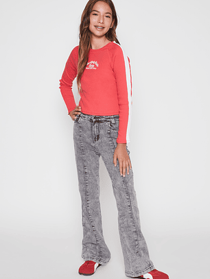 Jeans Flare Lola Gris Familyshop