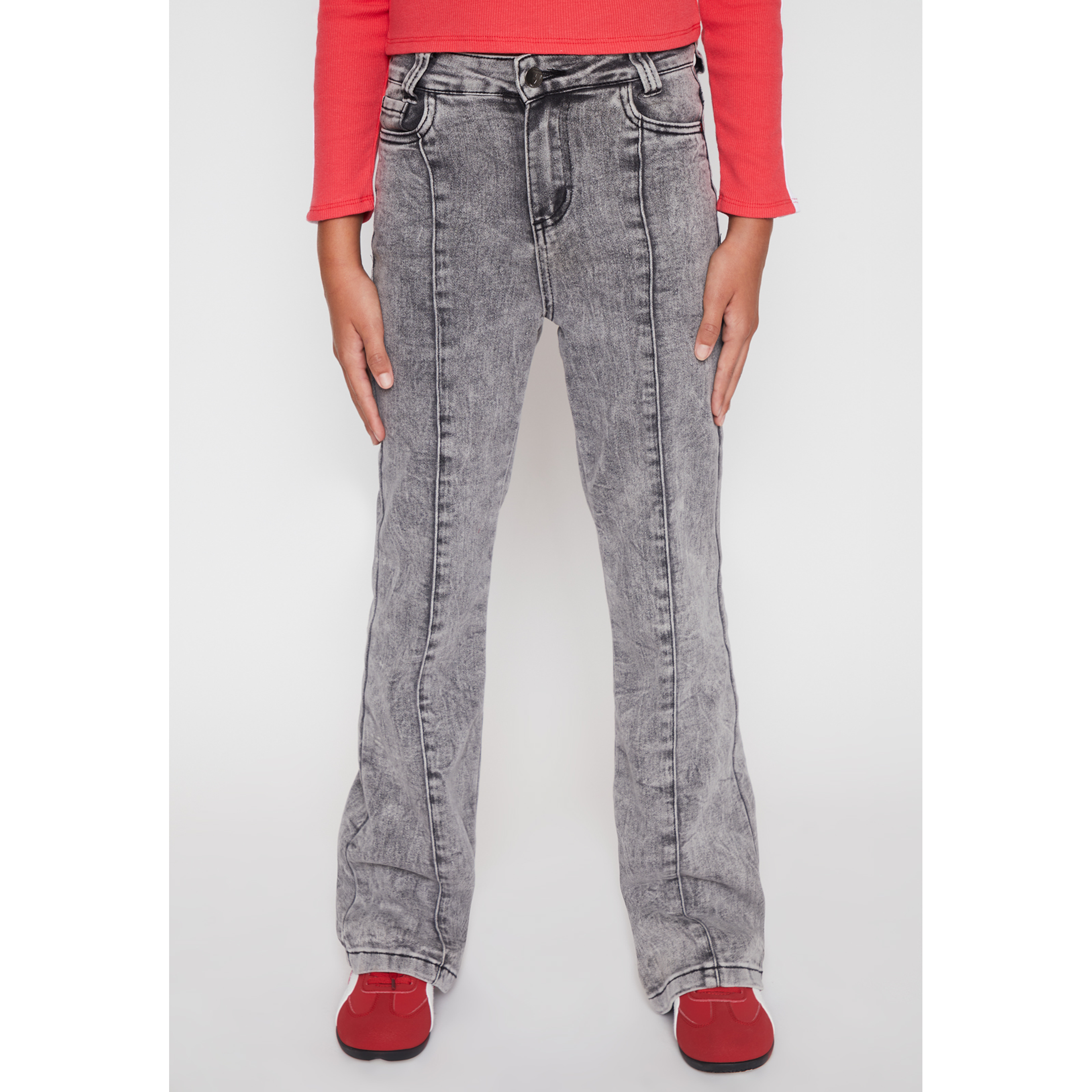 Jeans Flare Lola Gris Familyshop 1