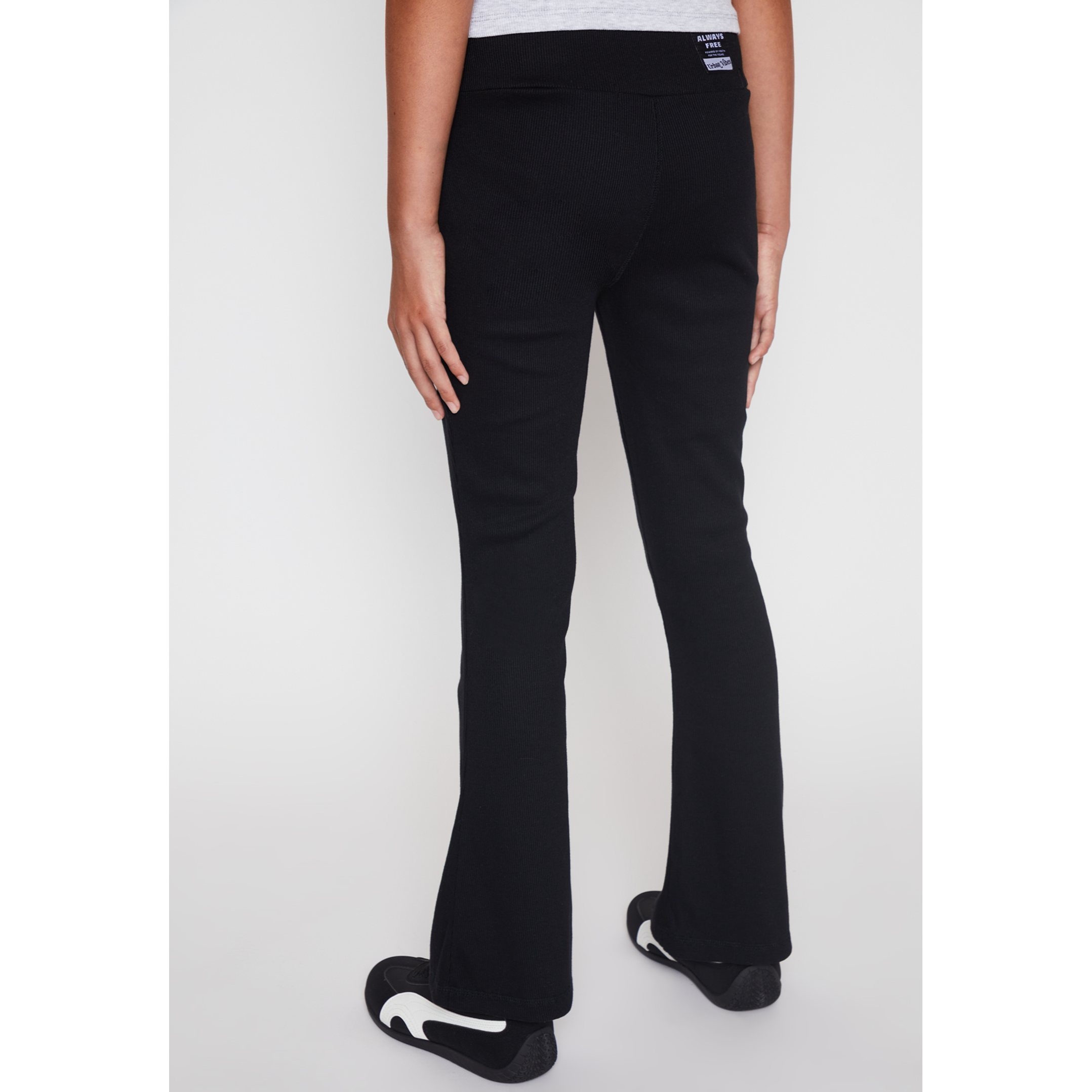 Calza Flare Pretina Ancha Lola Negro Familyshop 3