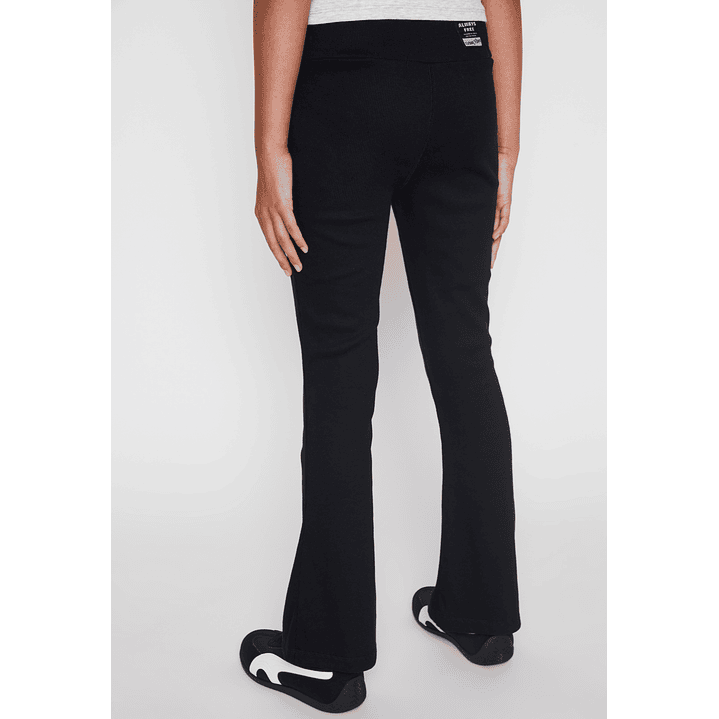 Calza Flare Pretina Ancha Lola Negro Familyshop 3