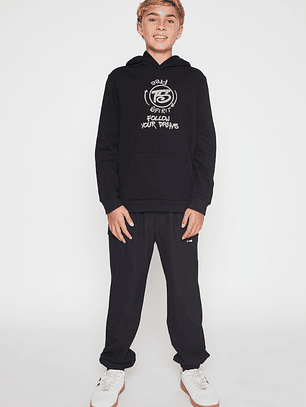 Polerón Graffiti Espalda Lolo Negro Familyshop